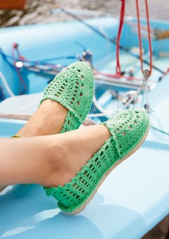 Schachenmayr - Crocheted Espadrilles in Catania  (downloadable PDF)