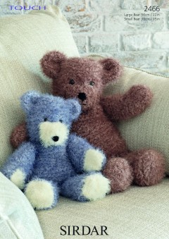 Sirdar 2466 Bears in Sirdar Touch (downloadable PDF)