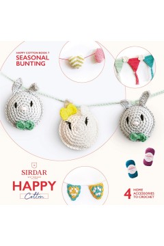 Sirdar 0536 Happy Cotton Book 7 - Seasonal Bunting (downloadable PDF)