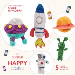 Sirdar 0542 - Happy Cotton Book 12 - Space Invaders  (booklet)