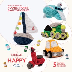 Sirdar 0544 - Happy Cotton Book 14 - Planes, Trains and Automobiles  (booklet)