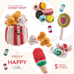 Sirdar 0545 - Happy Cotton Book 15 - Candy Shop  (downloadable PDF)
