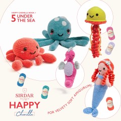 Sirdar 0546 - Happy Chenille Book 1 - Under the Sea  (booklet)