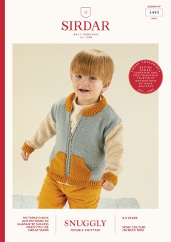 Sirdar 5493 Jacket, Hat, Mittens and Bootees in Snuggly DK (booklet)