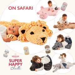Sirdar 0551 - Super Happy Chenille Book  - On Safari  (booklet)