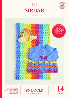 Sirdar 0555 - Snuggly DK - Over the Rainbow Collection (downloadable PDF)