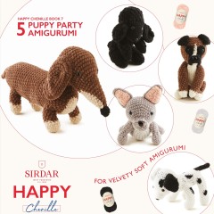 Sirdar 0560 - Happy Chenille Book 7 - Puppy Party (booklet)