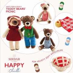 Sirdar 0562 - Happy Chenille Book 8 - Teddy Bears' Picnic (booklet)
