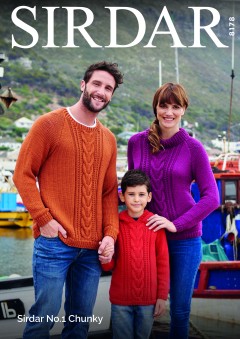 Sirdar 8178 Sweaters in No. 1 Chunky (downloadable PDF)
