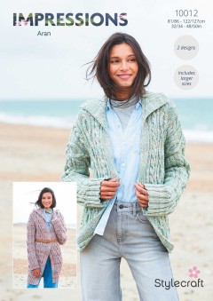 Stylecraft 10012 Jackets in Impressions (downloadable PDF)