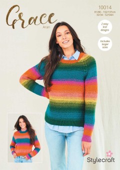Stylecraft 10014 Sweaters in Grace (leaflet)