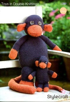 Stylecraft 9237 Monkeys in Alpaca DK (downloadable PDF)