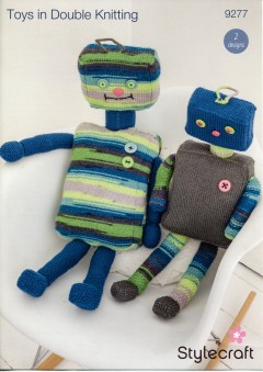 Stylecraft 9277 Robot Toys in Special DK and Merry Go Round (downloadable PDF)