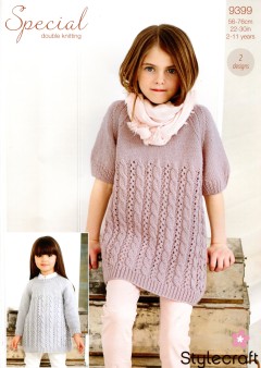 Stylecraft 9399 Dress and Tunic in Special DK (downloadable PDF)