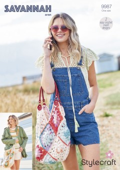 Stylecraft 9987 Crochet Bags in Savannah (leaflet)