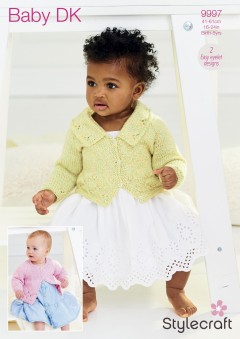 Stylecraft 9997 Cardigans in Baby Sparkle DK (leaflet)