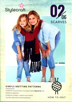 Stylecraft - Beginner Knits - Scarves in Special XL (leaflet)