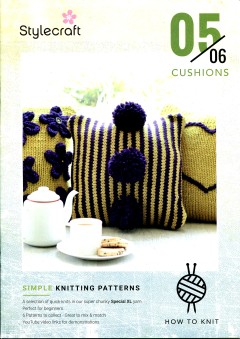Stylecraft - Beginner Knits - Cushions in Special XL (leaflet)