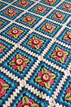 Janie Crow - Mexican Diamonds Crochet Blanket in Stylecraft Life DK (leaflet)