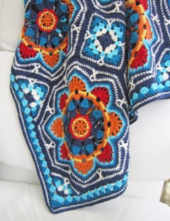 Janie Crow - Persian Tiles Crochet Blanket in Stylecraft Life DK (leaflet)