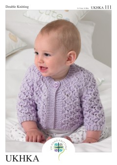 UKHKA 111 Baby Cardigans & Waistcoat in DK (downloadable PDF)