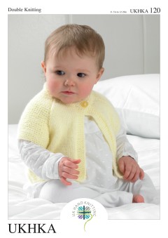 UKHKA 120 Baby Cardigans & Hat in DK (downloadable PDF)