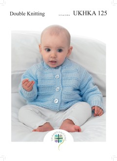 UKHKA 125 Baby Cardigans in DK (downloadable PDF)