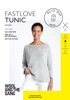 Wool and the Gang Fast Love Tunic in Billie Jean (booklet)