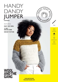Wool and the Gang Handy Dandy Jumper in Crazy Sexy Wool (booklet)