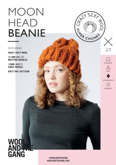 Wool and the Gang Moon Head Beanie In Crazy Sexy Wool (booklet)