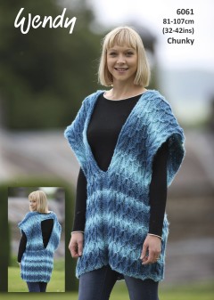 Wendy 6061 Tunic in Stella Chunky (leaflet)