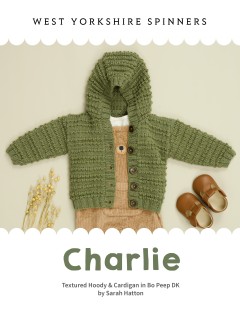 West Yorkshire Spinners - Charlie - Hoody and Cardigan by Sarah Hatton in Bo Peep Luxury Baby DK (booklet)
