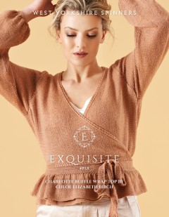 West Yorkshire Spinners - Charlotte - Ruffle Wrap Top by Chloe Elizabeth Birch in Exquisite 4 Ply (leaflet)