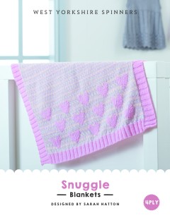 West Yorkshire Spinners - Snuggle Blankets by Sarah Hatton in Bo Peep 4 Ply (downloadable PDF)