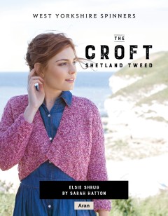 West Yorkshire Spinners - Elsie - Womens Shrug by Sarah Hatton in The Croft Shetland Tweed (downloadable PDF)