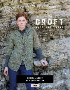 West Yorkshire Spinners - Merida - Womens Jacket by Sarah Hatton in The Croft Shetland Tweed (downloadable PDF)