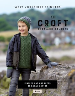 West Yorkshire Spinners - Kinsley - Hat and Mitts by Sarah Hatton in The Croft Shetland Colours (downloadable PDF)