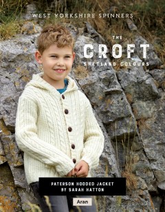 West Yorkshire Spinners - Paterson - Hooded Boys Jacket by Sarah Hatton in The Croft Shetland Colours (downloadable PDF)