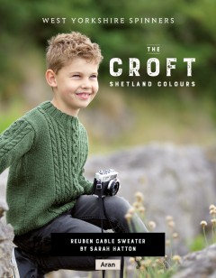 West Yorkshire Spinners - Reuben - Cable Sweater by Sarah Hatton in The Croft Shetland Colours (downloadable PDF)