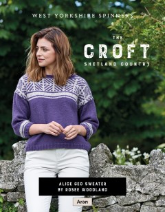 West Yorkshire Spinners - Alice - Womens Geo Sweater by Rosee Woodland in The Croft Collection (downloadable PDF)