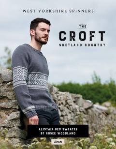 West Yorkshire Spinners - Alistair - Mens Geo Sweater by Rosee Woodland in The Croft Collection (downloadable PDF)