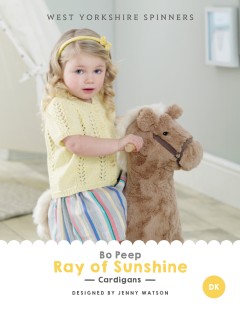 West Yorkshire Spinners - Ray of Sunshine - Cardigans by Jenny Watson in Bo Peep Luxury Baby DK (downloadable PDF)