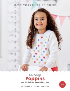 West Yorkshire Spinners - Poppins - Bobble Sweater by Jenny Watson in Bo Peep Luxury Baby DK (downloadable PDF)