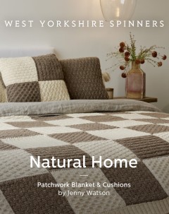 West Yorkshire Spinners - Patchwork Blanket & Cushions by Jenny Watson in Bluefaced Leicester Roving (downloadable PDF)