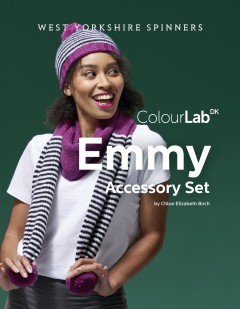 West Yorkshire Spinners - Emmy - Accessory Set by Chloe Elizabeth Birch in Colour Lab DK (downloadable PDF)