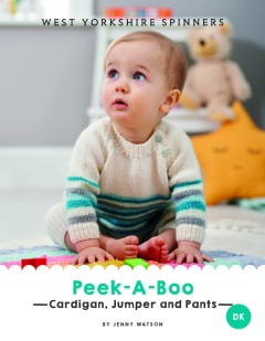 West Yorkshire Spinners - Peek-A-Boo - Cardigan, Jumper and Pants by Jenny Watson in Bo Peep DK (downloadable PDF)