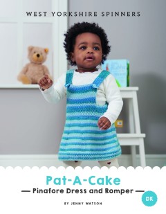 West Yorkshire Spinners - Pat-A-Cake - Pinafore Dress and Romper by Jenny Watson in Bo Peep DK (downloadable PDF)