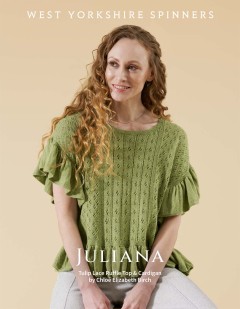 West Yorkshire Spinners - Juliana - Tulip Lace Ruffle Top and Cardigan by Chloe Elizabeth Birch in Exquisite Lace (downloadable PDF)