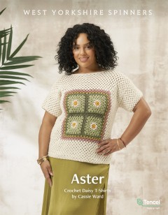 West Yorkshire Spinners - Aster - Crochet Daisy Tops by Cassie Ward in Elements (downloadable PDF)