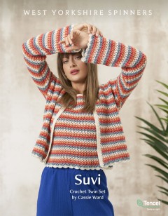 West Yorkshire Spinners - Suvi - Crochet Twin Set by Cassie Ward in Elements (downloadable PDF)